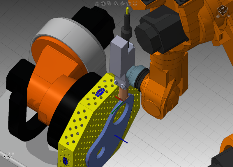 3D-Simulation einer Roboteranlage